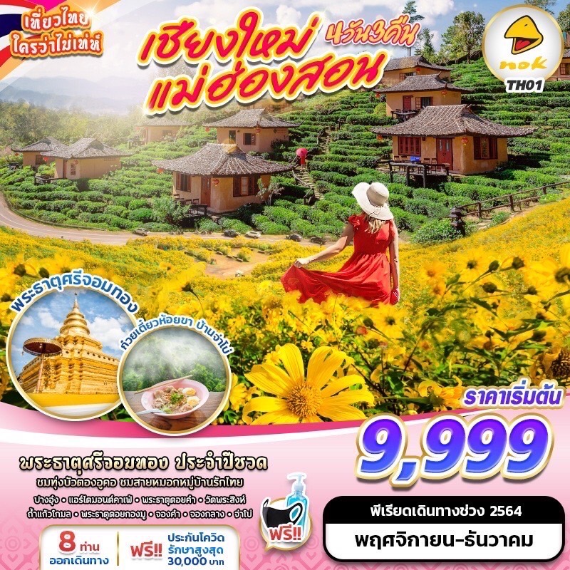 เชียงใหม่ แม่ฮ่องสอน 4วัน3คืน DD @playfultour